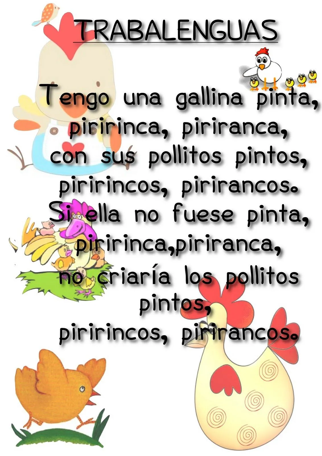 TRABALENGUAS: Trabalenguas divertidos para niños TRABALENGUAS: Trabalenguas divertidos para niños