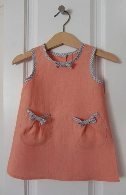 Patrón de vestido para bebé (6-9 meses) | Comprar Máquinas de Coser