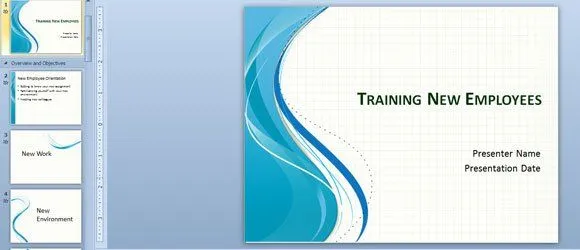 Training New Employees PowerPoint Template | PowerPoint Presentation