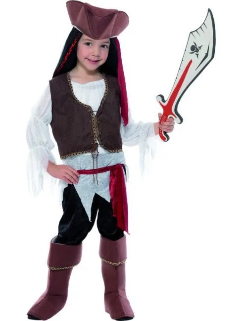 Como hacer disfraces de piratas para niña - Imagui