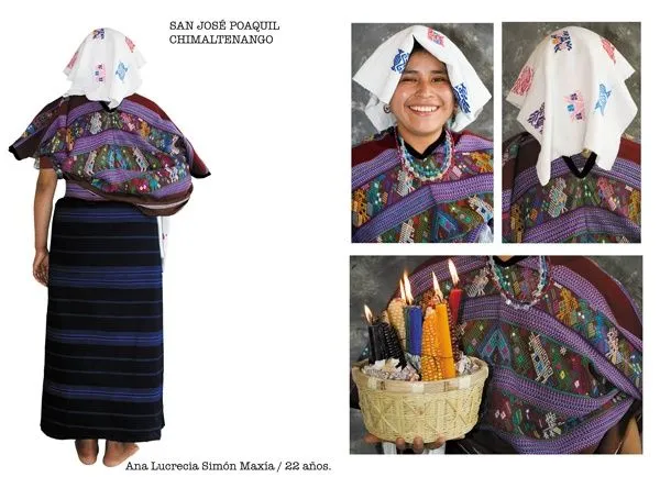 Traje típico de San José Poaquil, Chimaltenango | trajes típicos ...