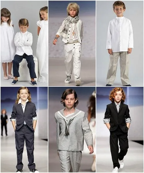 Los trajes de Primera Comunión para niños 2012