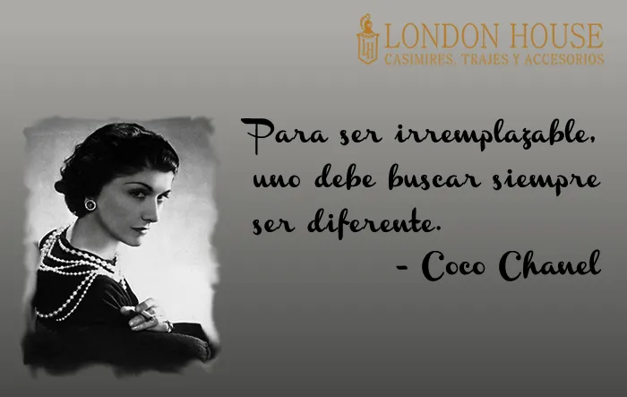 Trajes de Novio y Ternos London House: Coco Chanel frase de ...