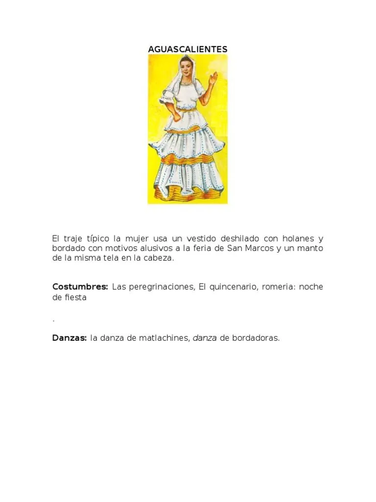 Trajes Regionales de México | PDF | Traje (ropa) | Bordado