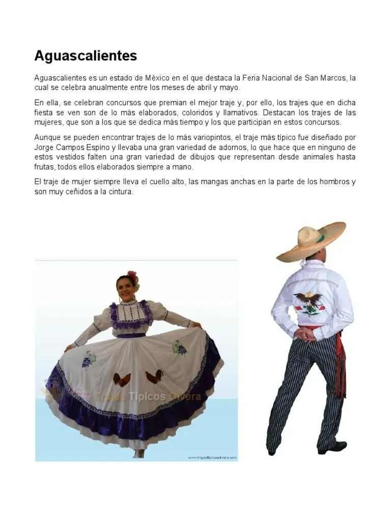 Trajes Tipicos de México | PDF | Ropa | Campeche
