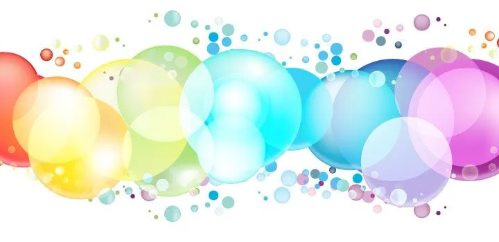 Burbujas de colores para fondos - Imagui