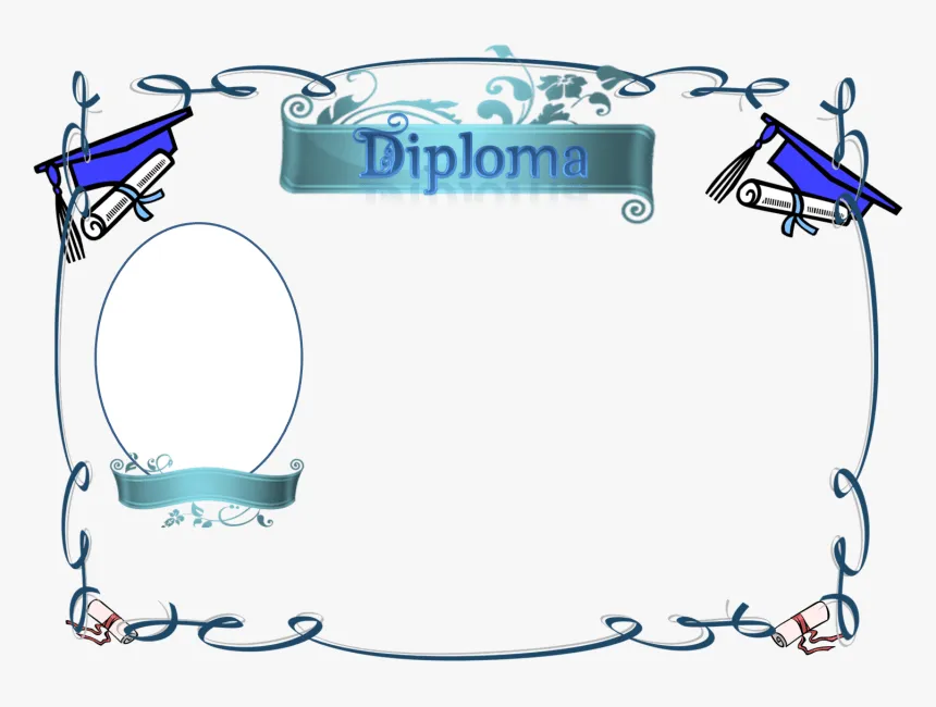 Transparent Diploma Clipart - Moldura Diploma Png, Png Download ,  Transparent Png Image - PNGitem