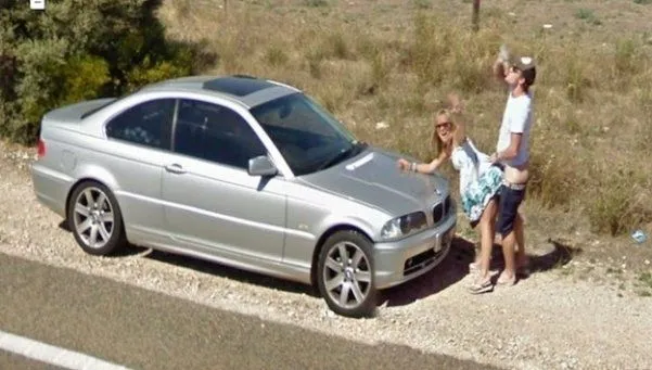 Trapitoonline.net: Google Street View sorprenden pareja teniendo ...
