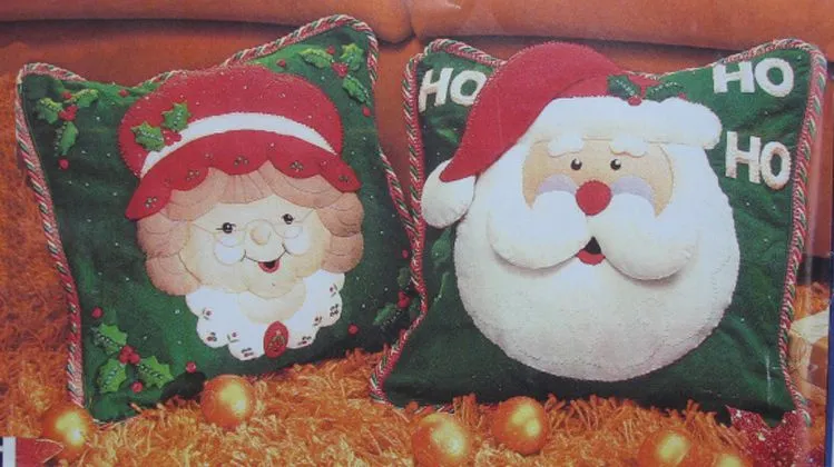 Cojines navideños en paño lency - Imagui
