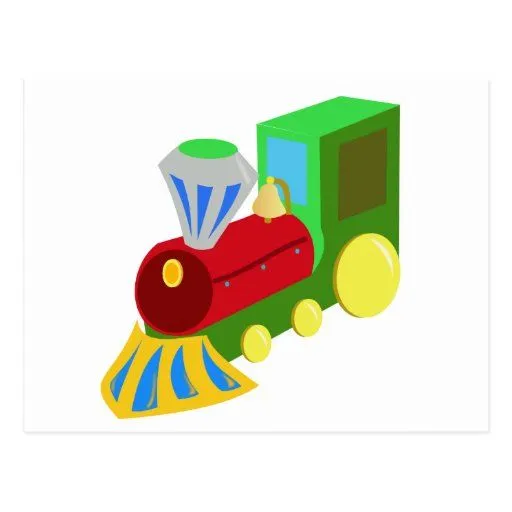 el TREN COLORIDO del DIBUJO ANIMADO del trenecito Postal | Zazzle el TREN COLORIDO del DIBUJO ANIMADO del trenecito Postal | Zazzle