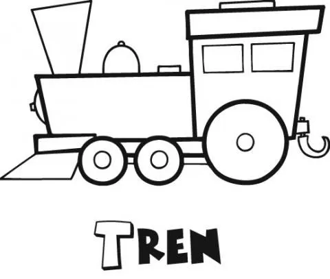 Maquina de ferrocarril dibujo - Imagui