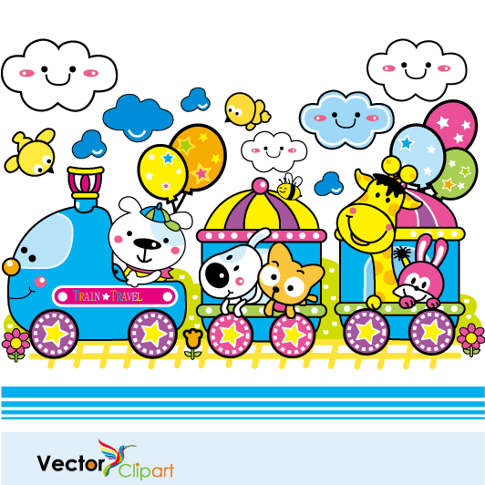 Trenecito infantil - Vector | Vector ClipArt