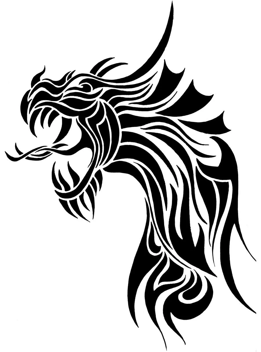 Tribal Dragon by XtremeYamazaki on DeviantArt