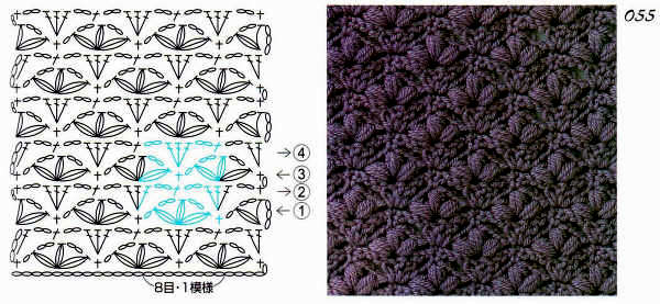 Puntadas crochet para bufandas - Imagui