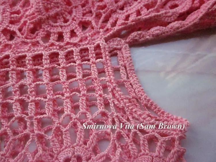 TRICO y CROCHET-madona-mía: Vestidos para mujeres a Crochet Ruso ...