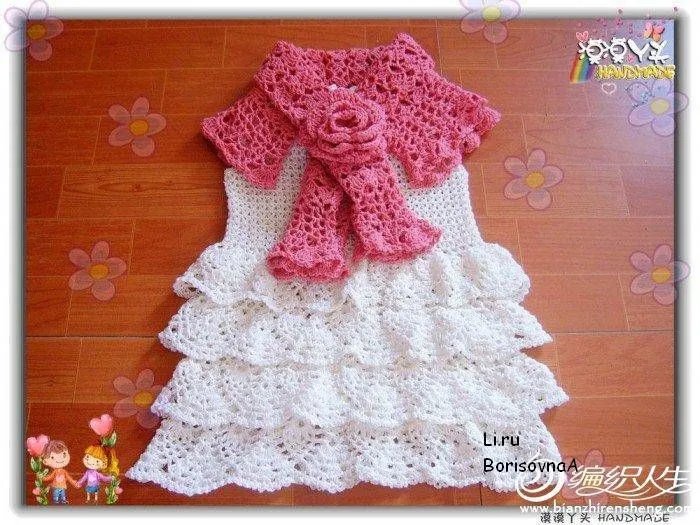 Crochet: moda niña. on Pinterest | Crochet Dresses, Crochet and ...