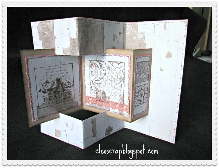 Cleo scrap and the other things: Tarjeta Triptico