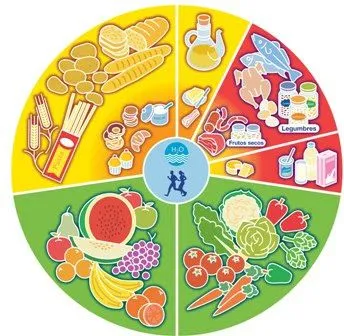 Dibujos del trompo de los alimentos para colorear - Imagui