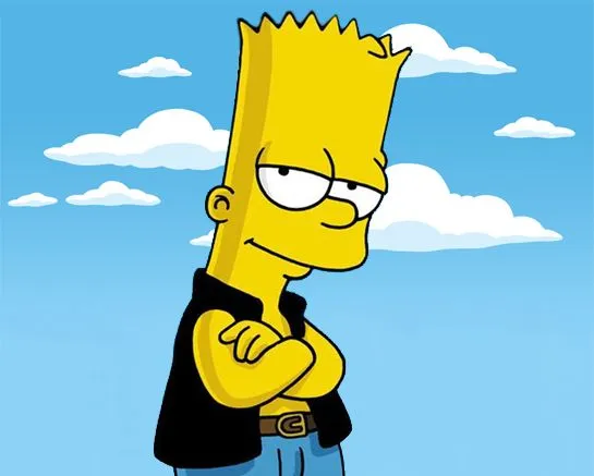 Trop Cool Bart Simpson | Android Wallpaper