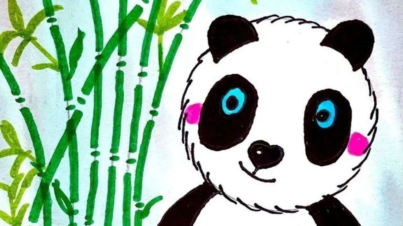 Trucos de dibujo. Dibuja un Panda en 5 pasos
