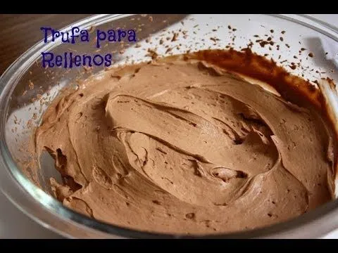 Trufa de Chocolate - Especial para rellenos y tartas - YouTube