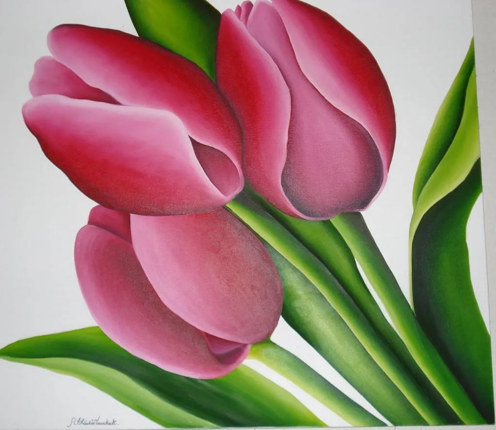 Tulipanes Ana Claudia Tauscheck - Artelista.