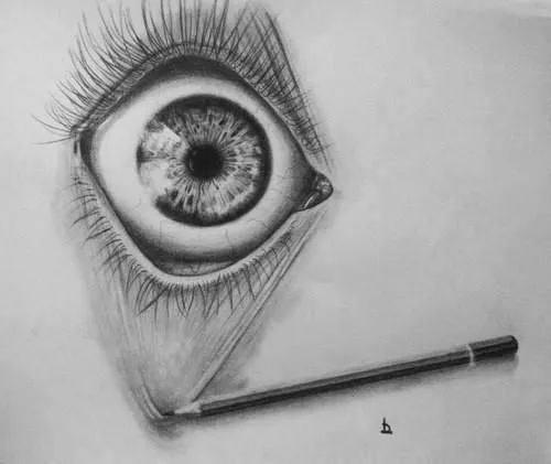 Dibujos a lapiz de ojos llorando - Imagui
