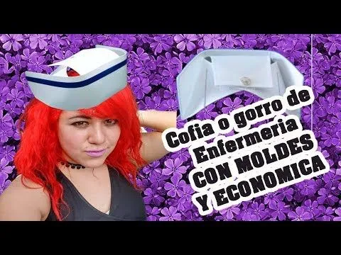 tutorial: COMO HACER UNA COFIA DE ENFERMERÍA REAL - YouTube