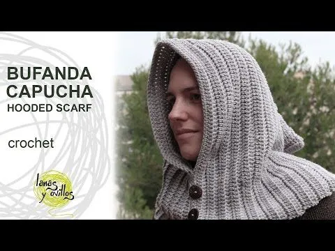 Tutorial cuello capucha - crochet - | La Naveta