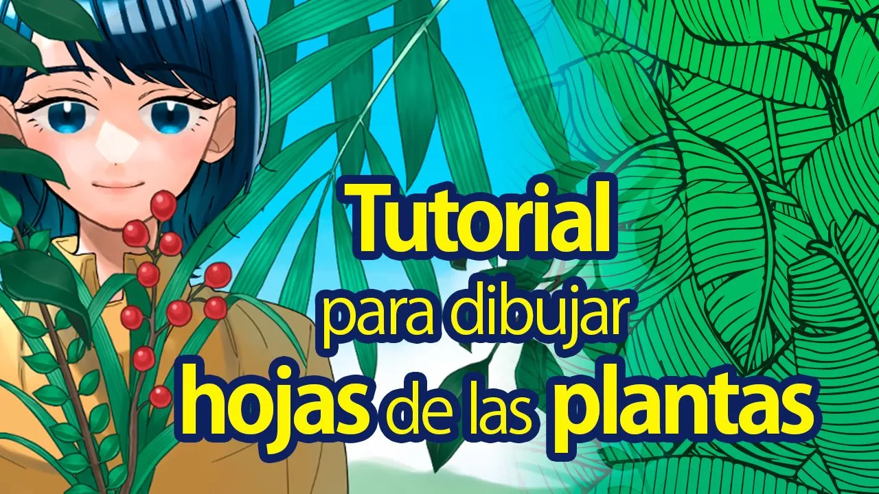 Tutorial para dibujar hojas de plantas | MediBang Paint - the free digital  painting and manga creation software