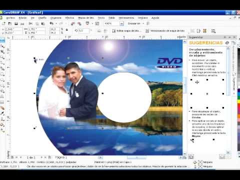 Tutorial: Diseño de etiquetas para cd y dvd en Corel X4 - YouTube