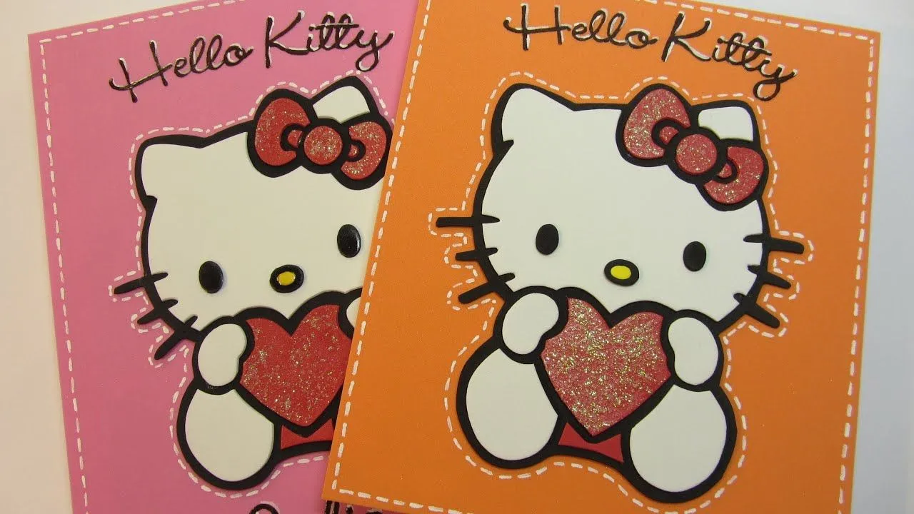 Tutorial: Foam Hello Kitty. Hello Kitty de goma eva, foami o fomi ...
