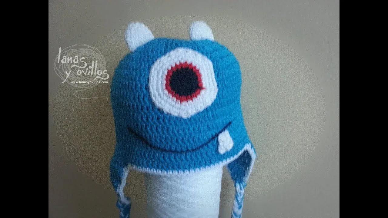Tutorial Gorro Crochet o Ganchillo Monstruo Paso a Paso - YouTube