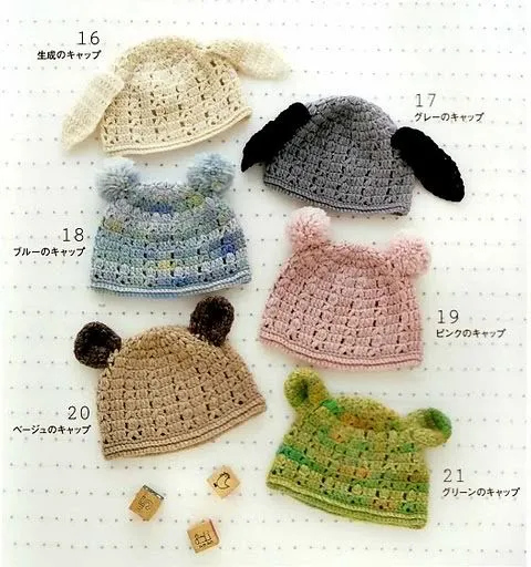 Tutorial Gorros con Orejas de Crochet - Patrones Crochet