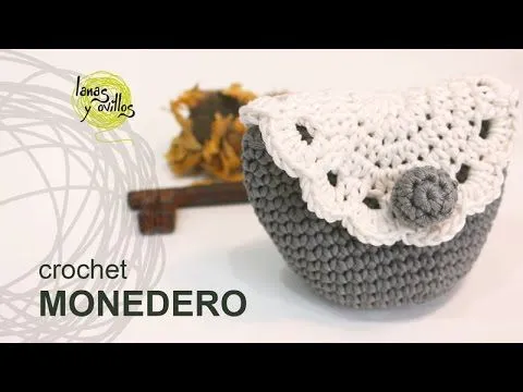 Tutorial Monedero Crochet o Ganchillo - YouTube