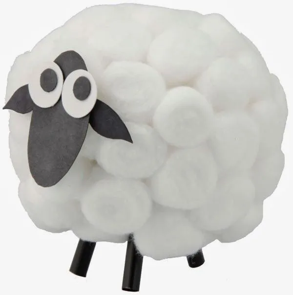 Tutorial para hacer ovejitas de algodón de forma muy fácil ...