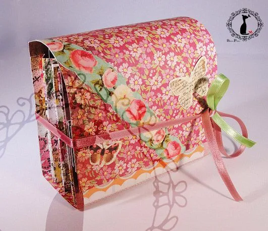 Tutorial paso a paso de Carpeta scrapbook con separadores ... Tutorial paso a paso de Carpeta scrapbook con separadores ...