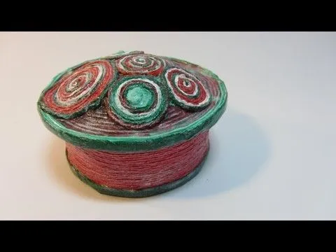 Tutorial: Spiral box. Cajita espiral. - YouTube