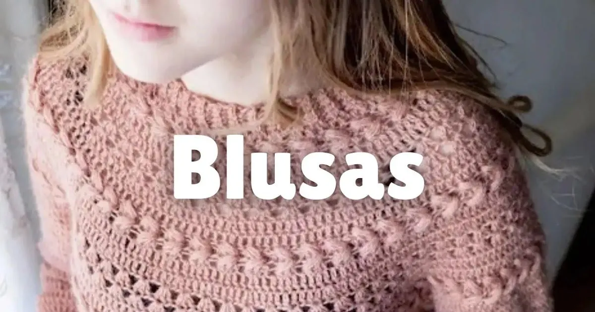 5 Tutoriales de Blusas Románticas a Crochet 5 Tutoriales de Blusas Románticas a Crochet