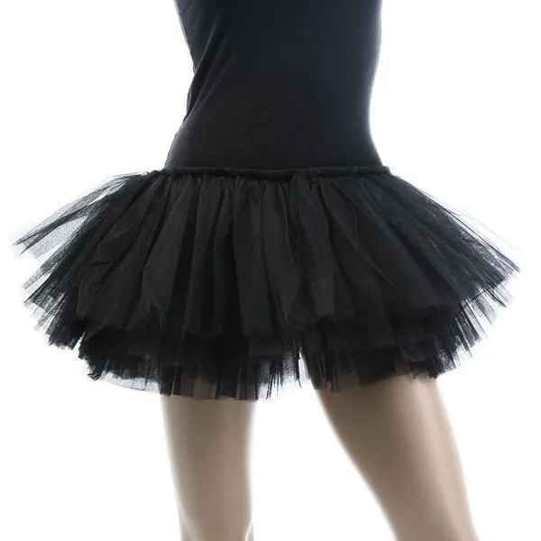 Tutu Negro para Bailarina de Ballet Danza Fiestas Disfraz Negro