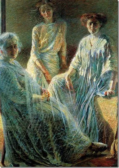 Umberto Boccioni -tres mujeres (1909-1910).