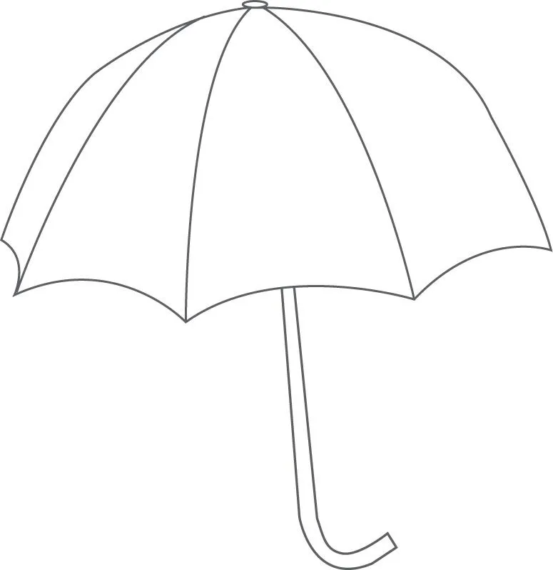 Umbrella Template - ClipArt Best