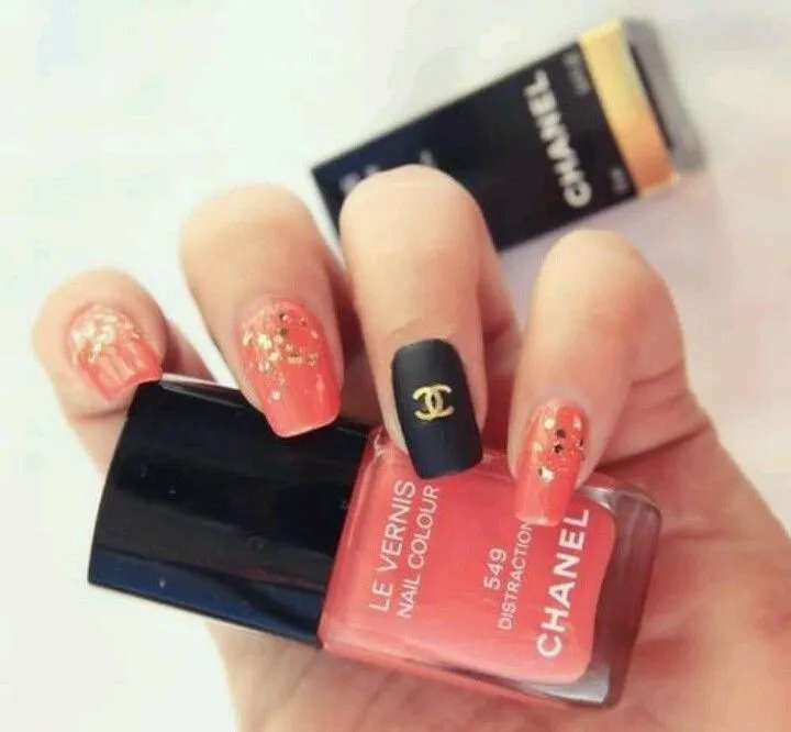 Uñas coco chanel | Nail's | Pinterest | Coco Chanel and Chanel