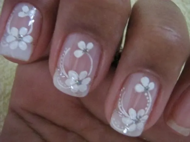 Imagenes de uñas decoradas con diseños bonitos 2015, flores ...
