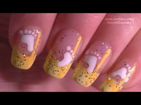 Decoración de baby shower en uñas - Imagui