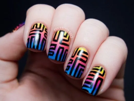 Las uñas con diseños gradientes son la última moda! Lo intentarías ...