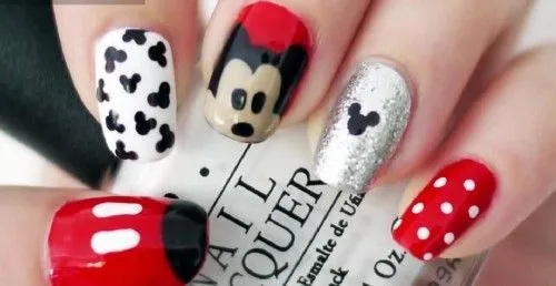 Uñas De Mickey Mouse en Pinterest | Uñas De Mickey, Uñas Disney y ...