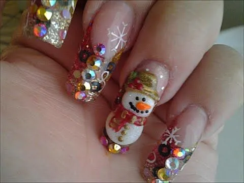 uñas para navidad 2015 / diseños uñas de navidad / decoracion para ...