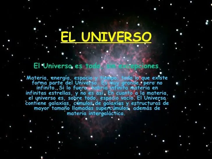 el universo