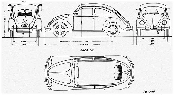 Volkswagen escarabajo para dibujar - Imagui